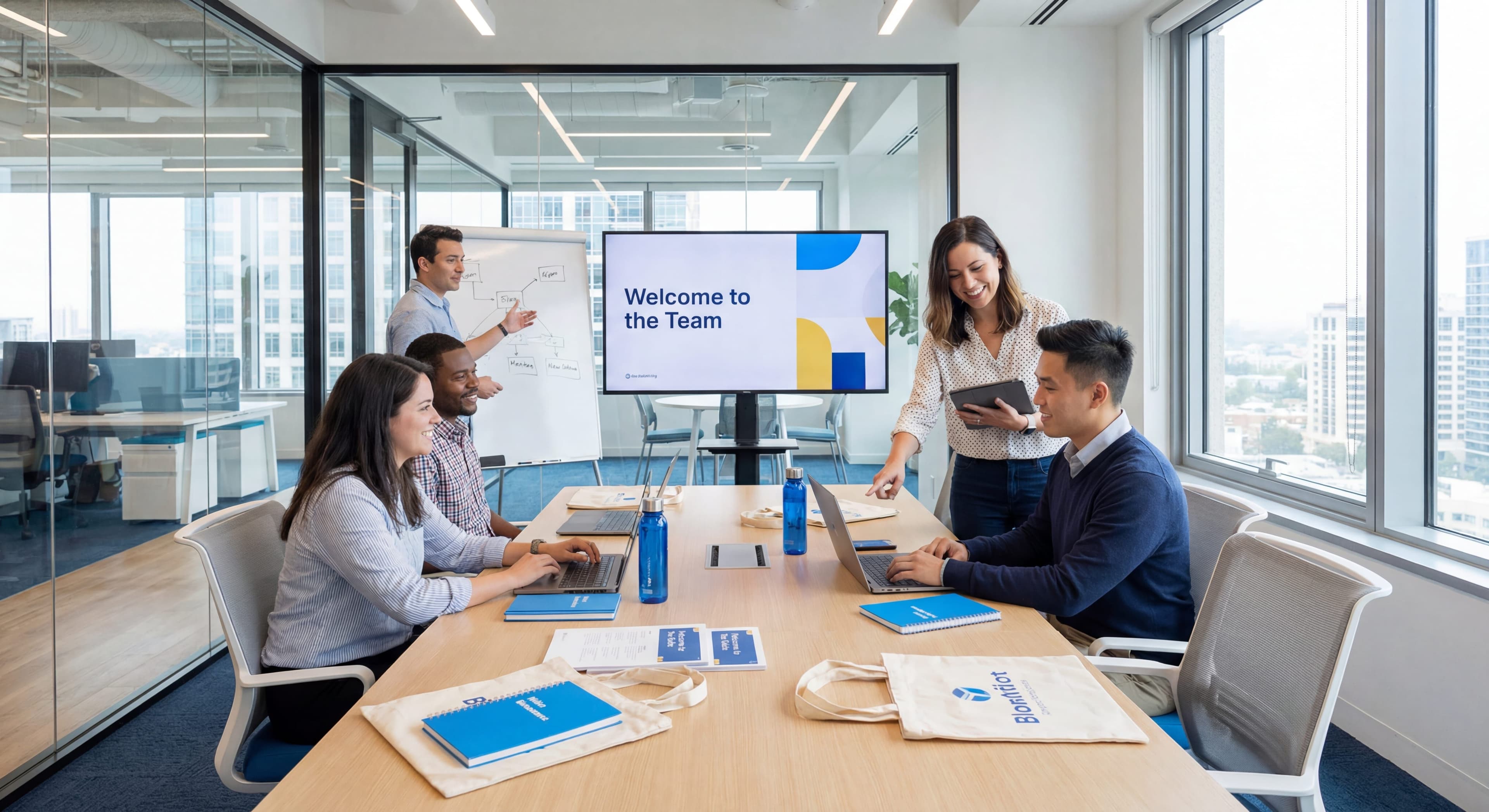 Complete employee training and onboarding program from day one to ongoing development